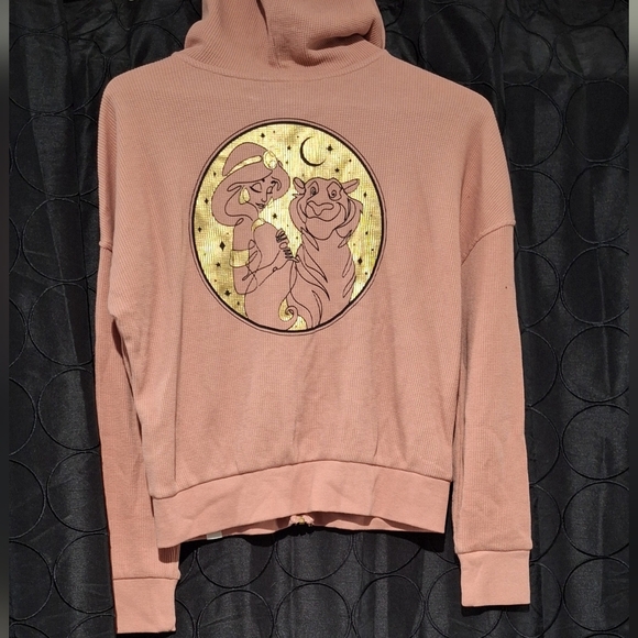 Disney Jasmine Pink Hooded Jacket with Gold Accents - Picture 5 of 5